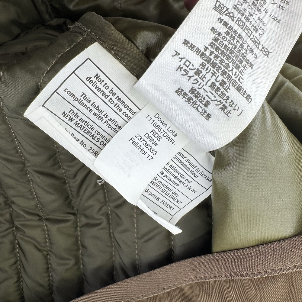 Eddie Bauer‎ Sportshop Womens Vest Size M Green Brown Hunting Stormdown 700 - Picture 8 of 13